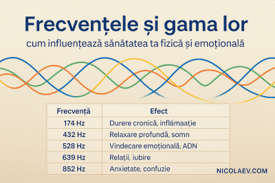Frecvențele și gama lor: cum influențează sănătatea ta fizică și emoțională